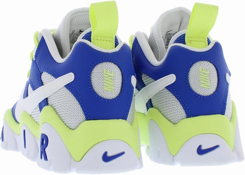 Nike Air Barrage Low Big Kids' Shoes (FN6972-480, Game Royal/Light Lemon Twist/Photon Dust/White) Nike Work Non Slip Shoes