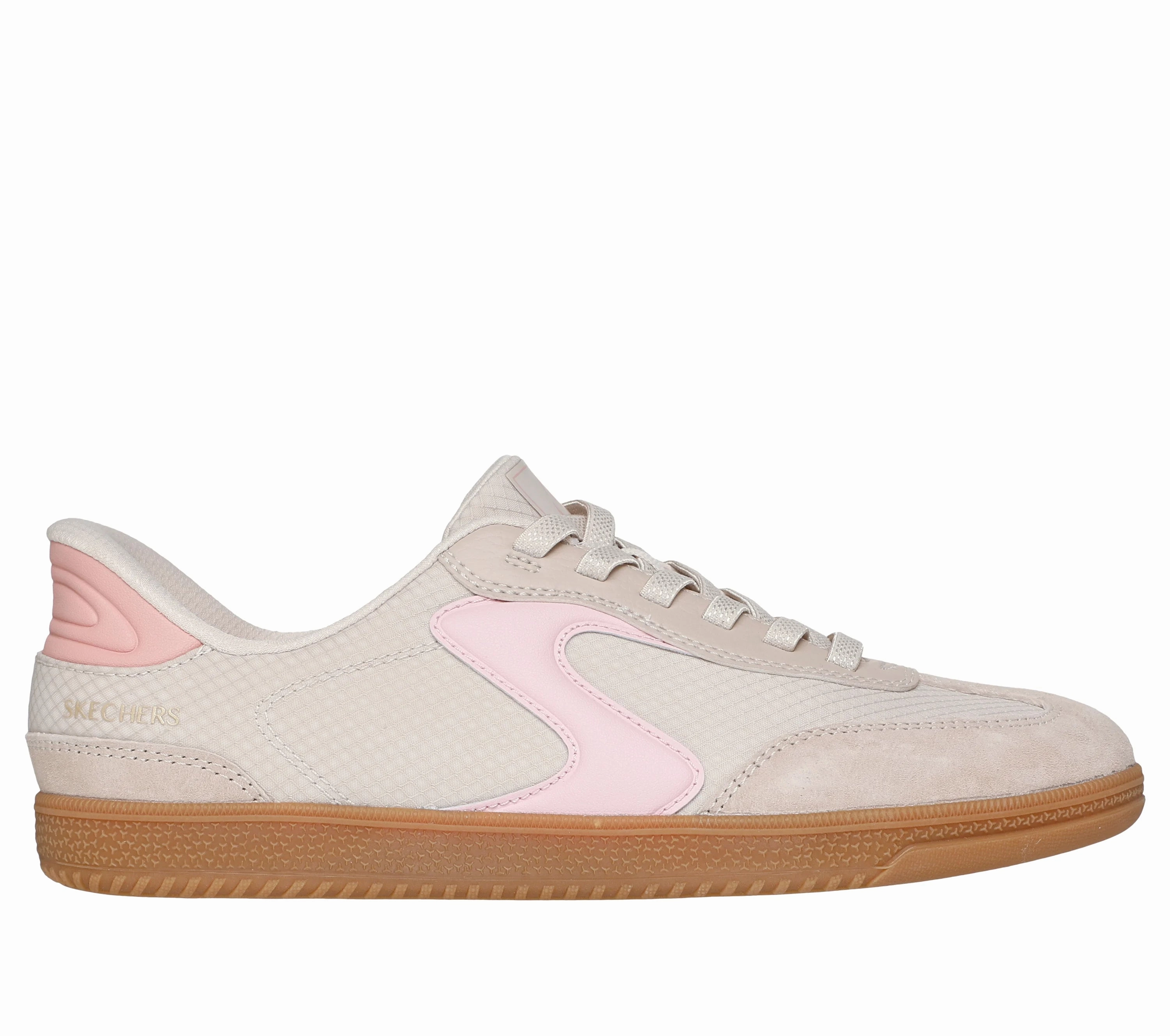 Hokas Sneakers Skechers Women's Hothshot Everyday Ease Slip-In Sneaker - Natural/Pink