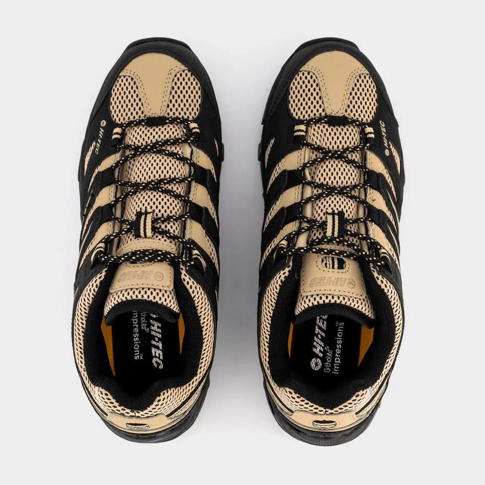 Trail Shoes Waterproof Hi-Tec Mens Tarantula Outdoor Shoes Beige