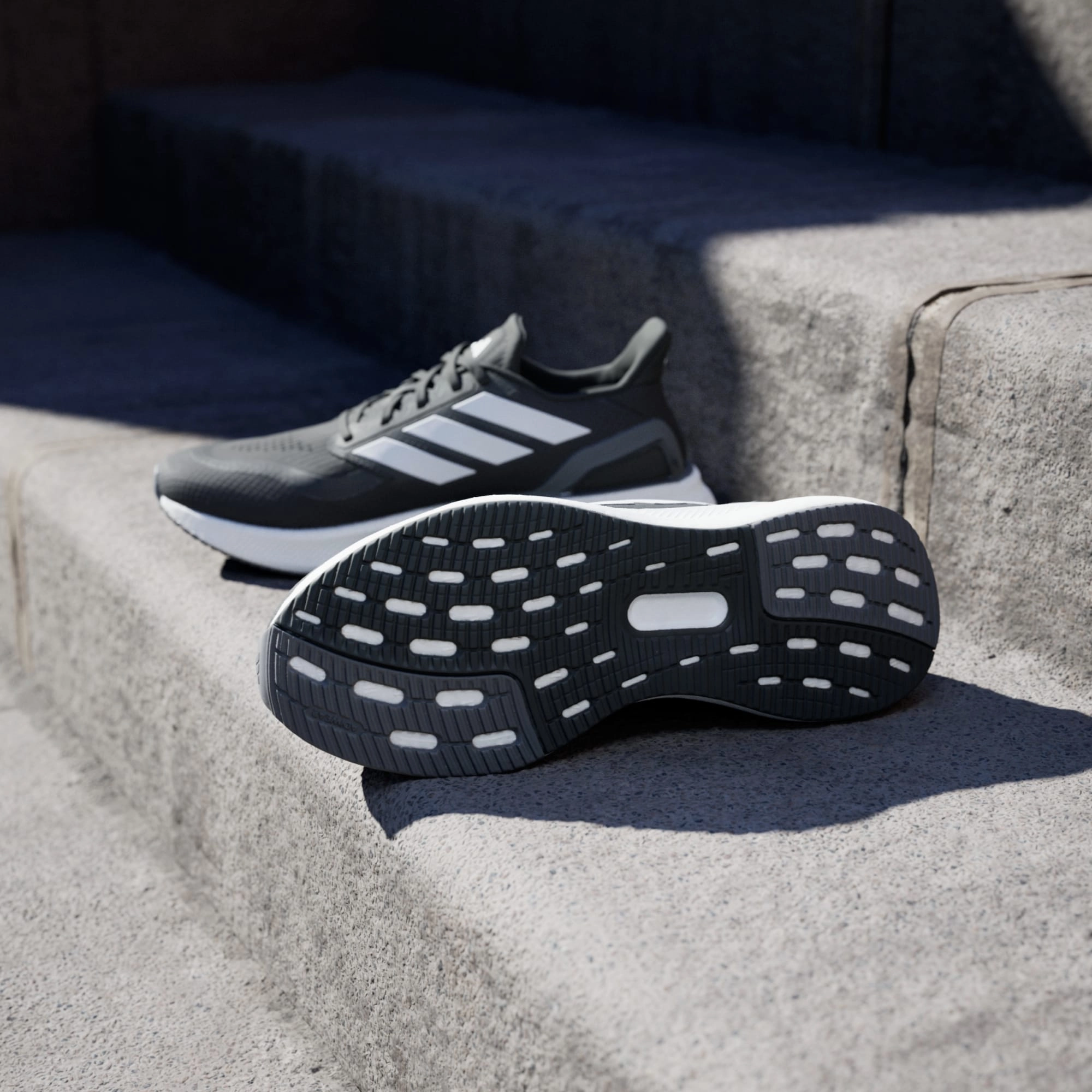 Adidas Men's Pureboost 5 Black/White Running Shoes Ultra Shoes Running