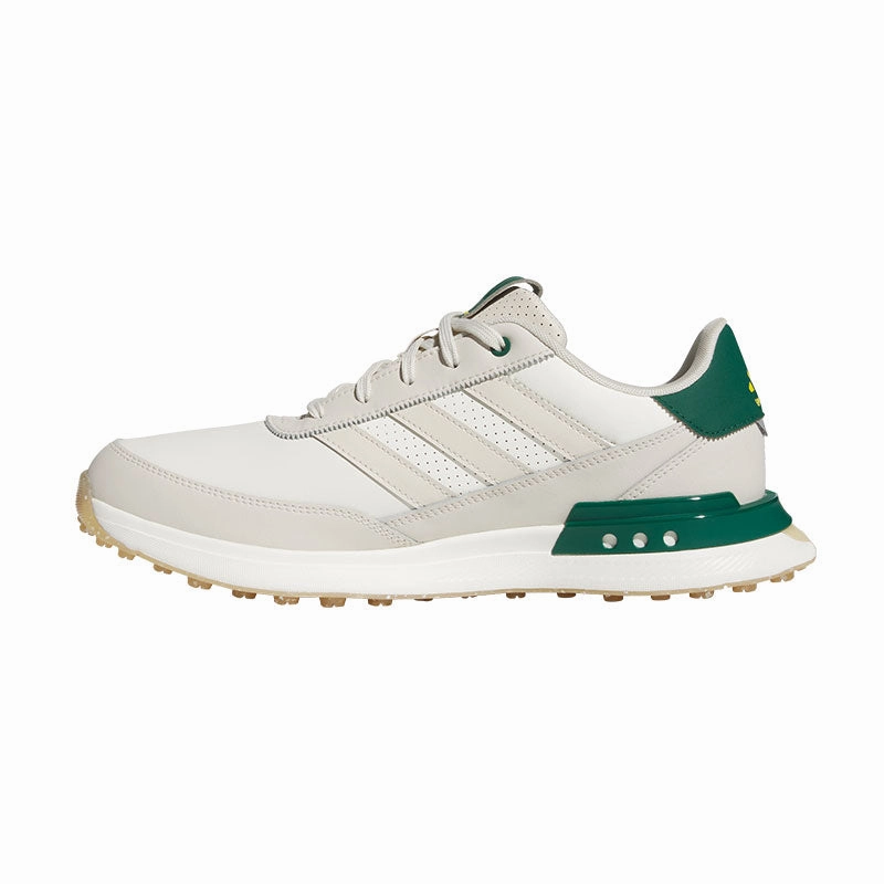 ADIDAS S2G 24 Leather Men's Spikeless Shoes (White/Aluminium/Green) Shoe Waterproof Spray Review