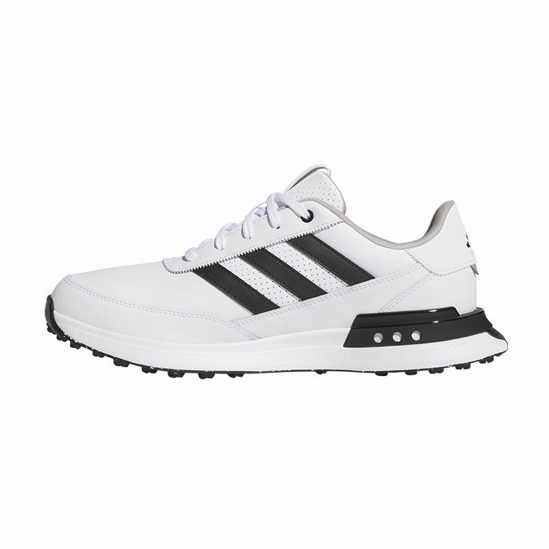 Cloud Hi Waterproof ADIDAS S2G 24 Leather Men's Spikeless Shoes (White/Black)