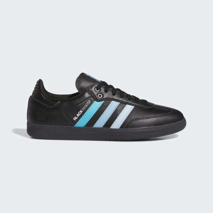 Skate 2002 Adidas Samba ADV - (Black Sheep) Core Black Blue