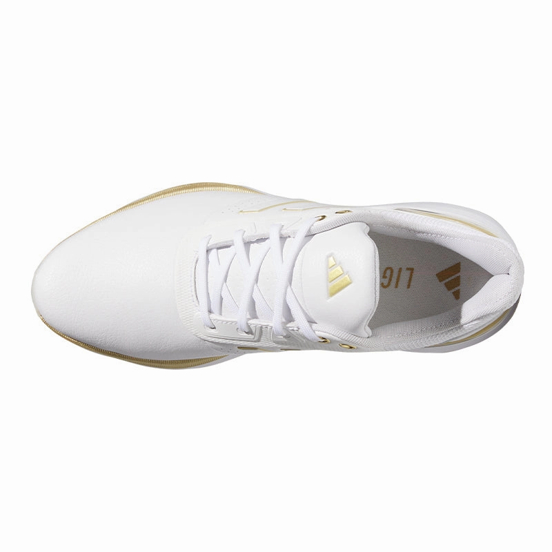 ADIDAS Solarmotion 24 Lightstrike Mens Spikeless Shoes (White/Gold) Lightweight Waterproof Work Shoes