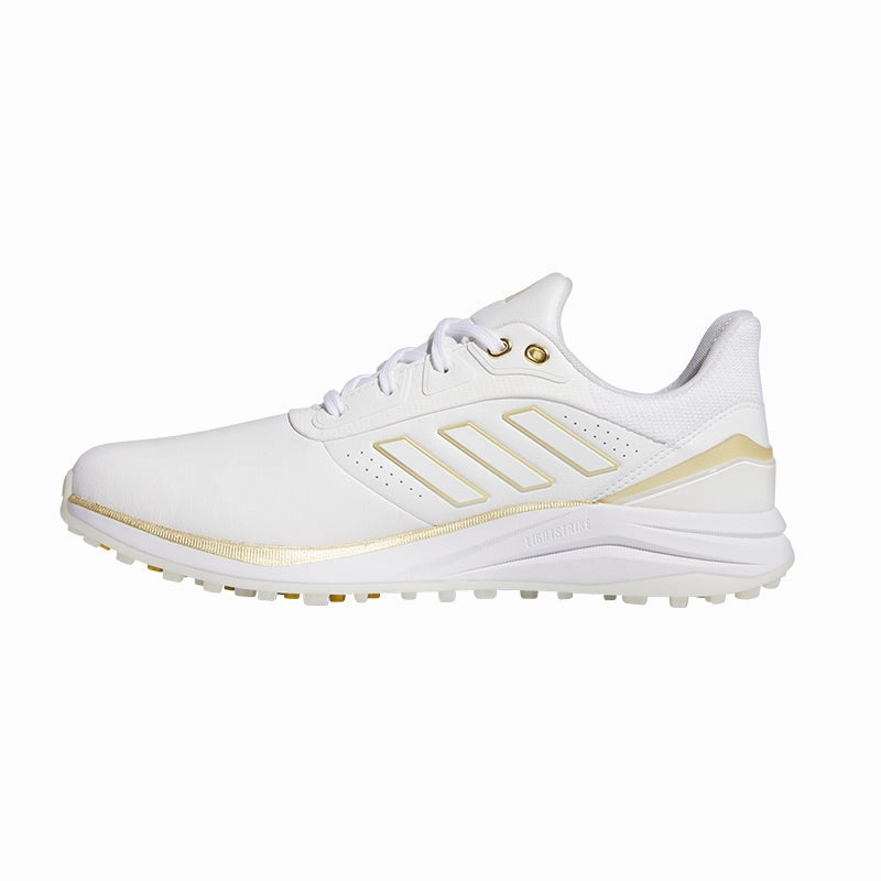 Best Waterproof Winter Running Shoes ADIDAS Solarmotion 24 Lightstrike Mens Spikeless Shoes (White/Gold)