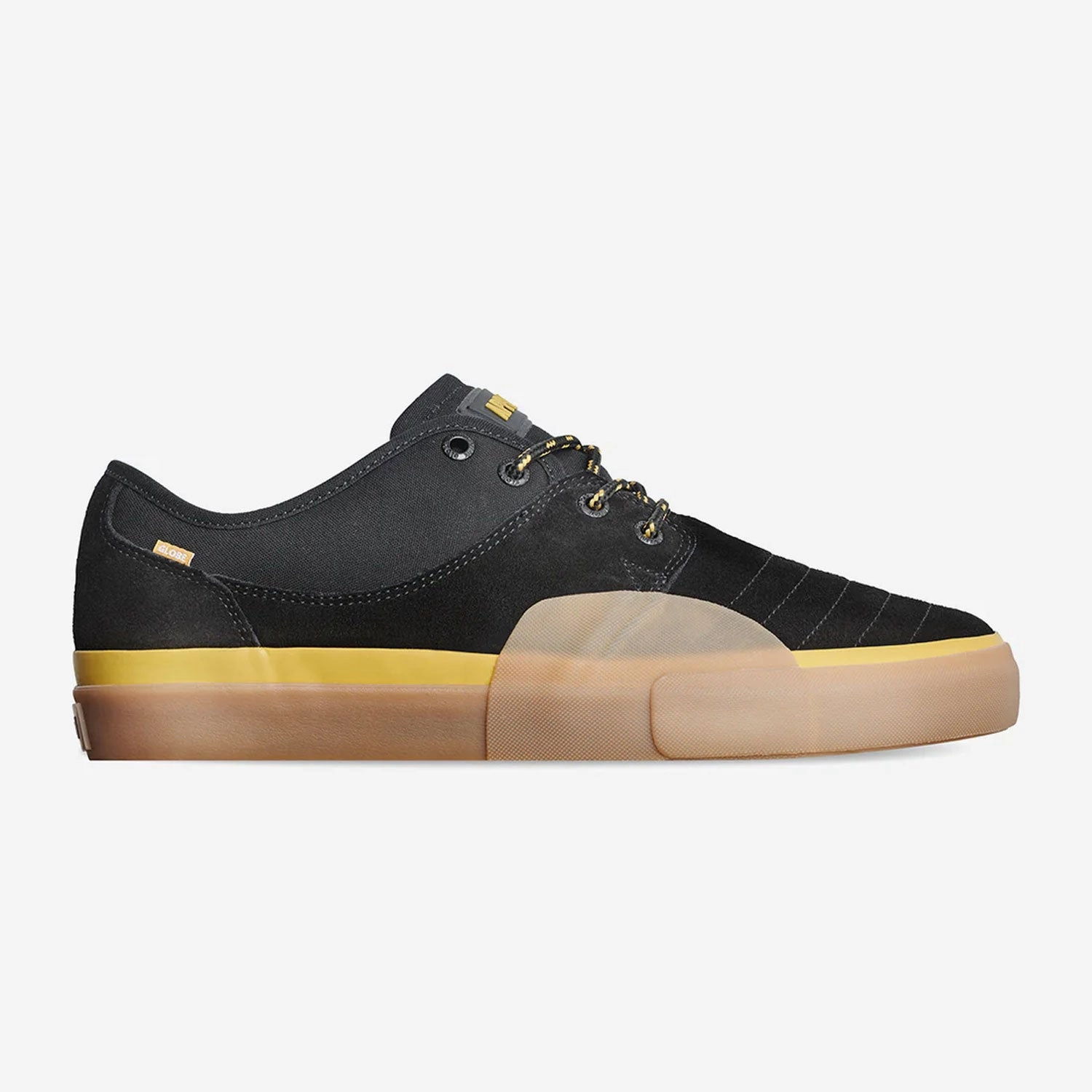 Best Board Feel Skate Shoes Globe Skateboard Shoes Mahalo Plus Black/Mustard