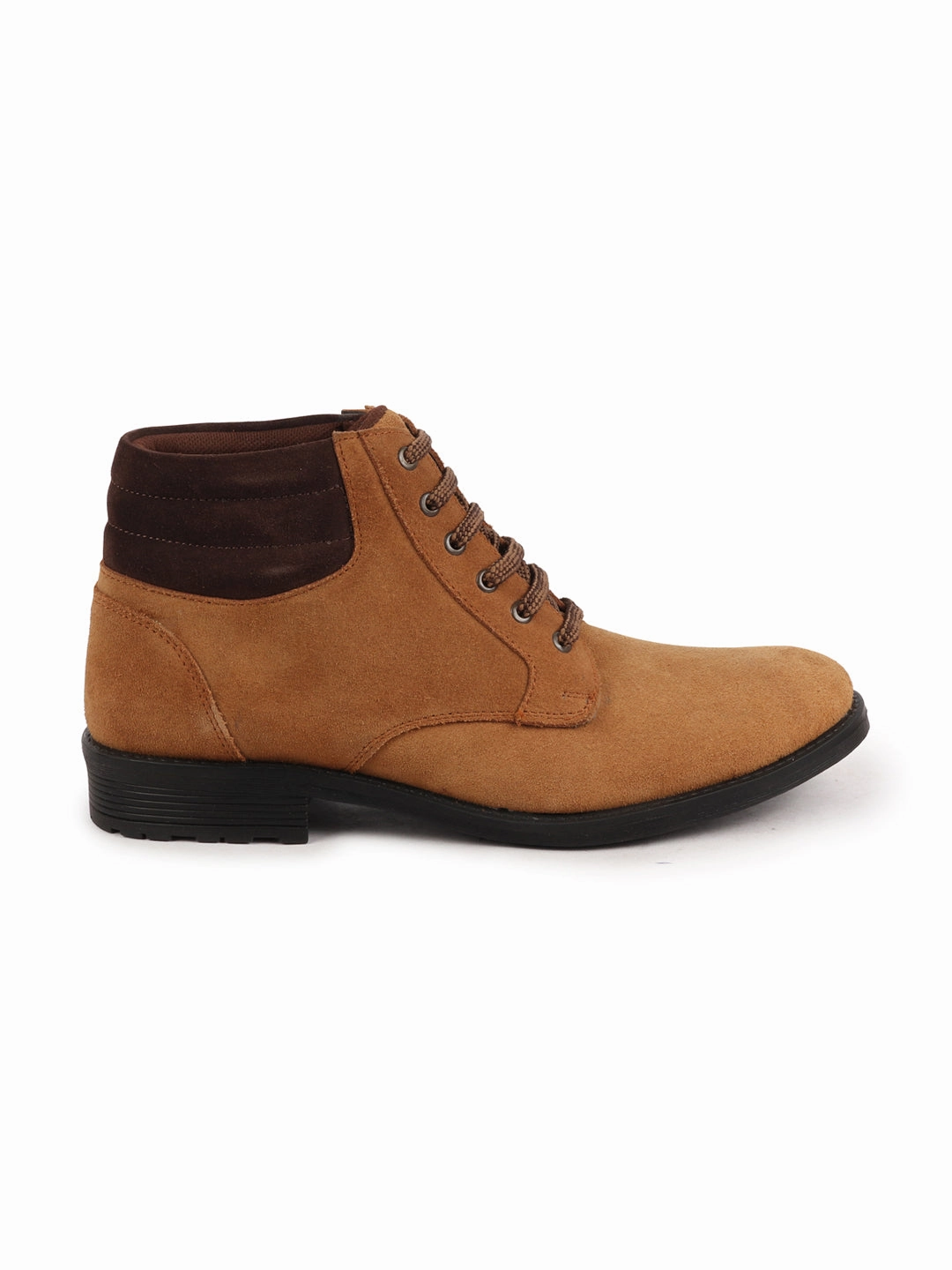 Men Tan Suede Leather Chukka High Ankle Boot For Biking|Hiking|Trekking Most Comfortable Lightweight Hiking Shoes