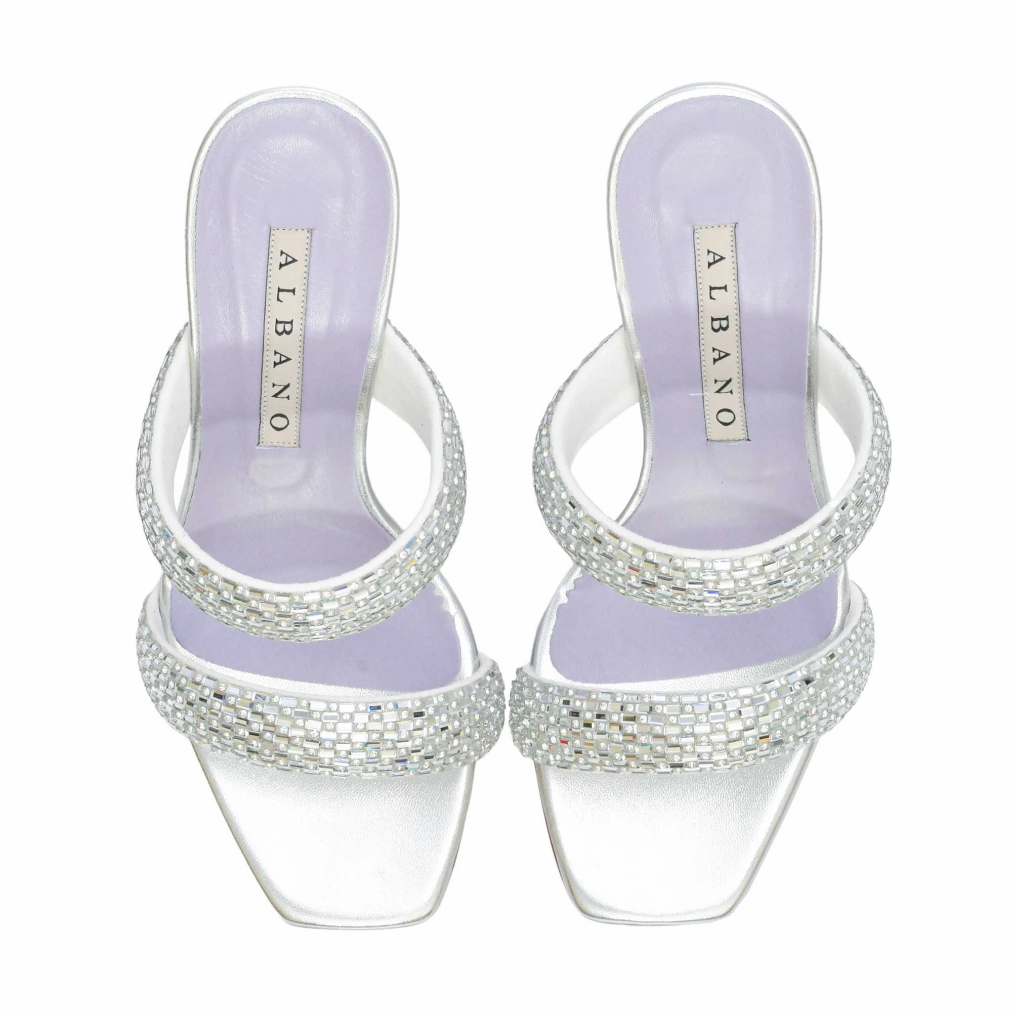 Weweya Sandals Albano Women's Silver Strass Sandal