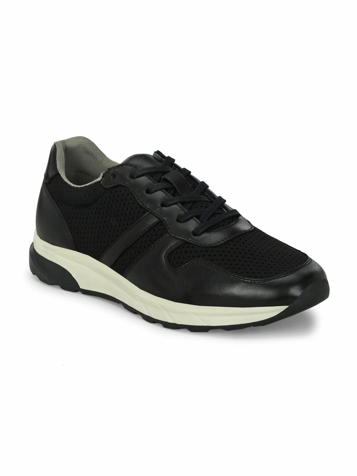 Alberto Torresi Genuine Leather 569 Black Sneakers Open Toe Sneakers
