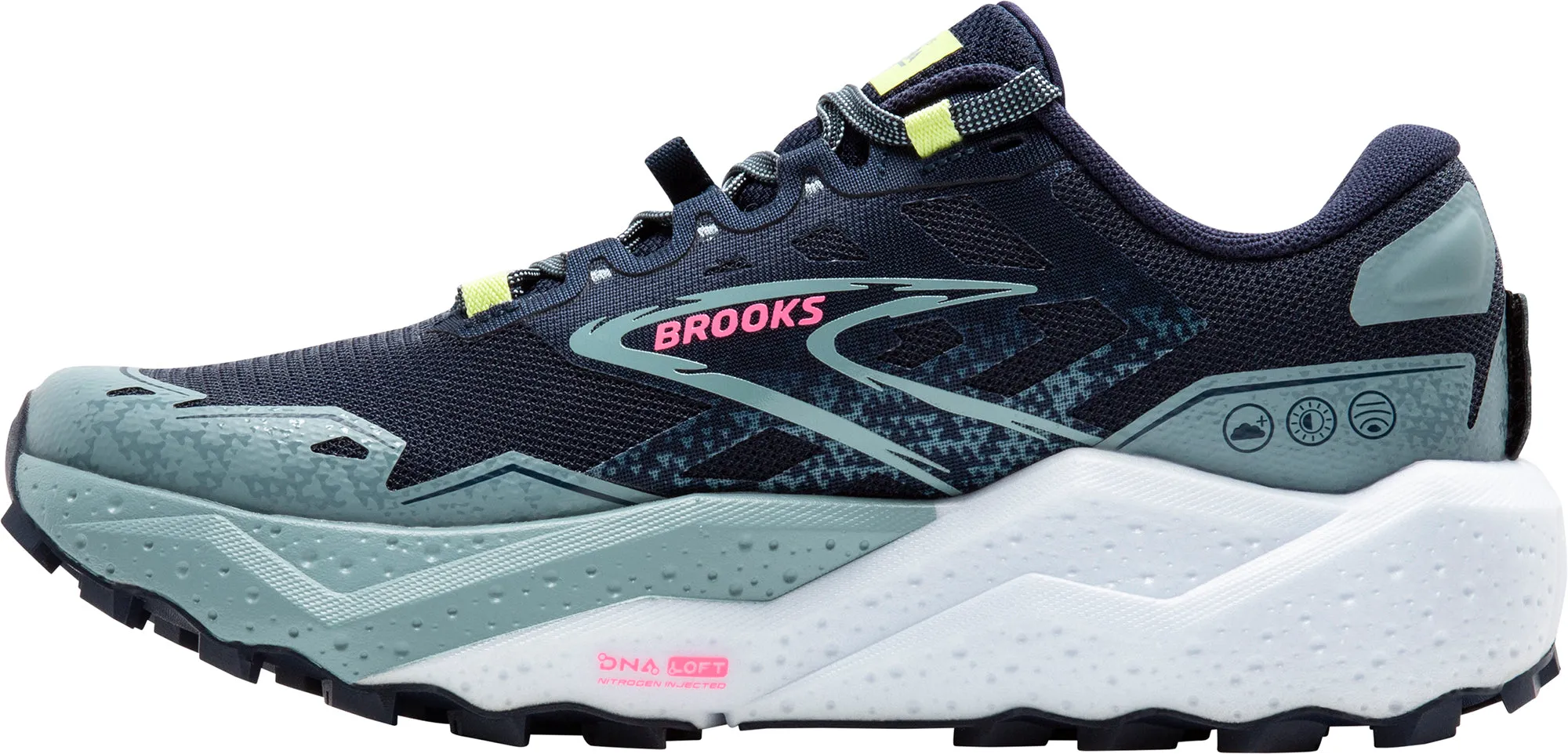 If The Fits Trailer Rob Lowe Brooks Caldera 7 Womens Trail Running Shoes - Navy
