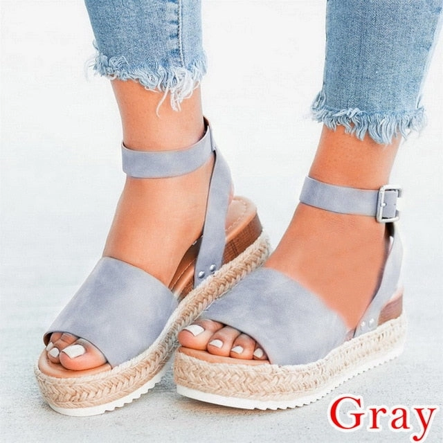 2020 Women Platform Sandals Wedges Shoes For Women High Heels Sandals Summer Shoes Flip Flop Chaussures Femme Platform Sandals