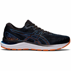 Asics Race Walking Shoes Men's Asics Gel-Cumulus 23, Black/Reborn Blue, 10.5 2E Wide