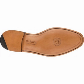 Boot Barn Hiking Boots Barker Mirfield Oxford Semi Brogue Shoe - Dark Walnut Calf