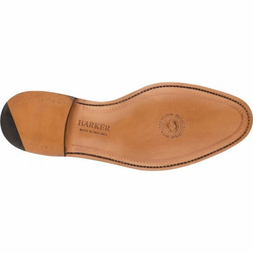 Spikes For Hiking Boots Barker Mirfield Oxford Semi Brogue Shoe - Dark Walnut Calf