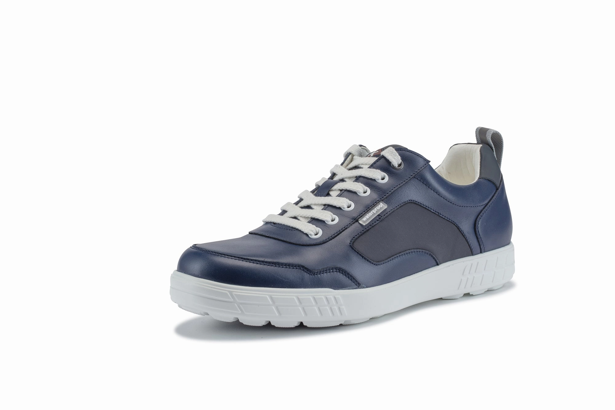 Santoni Hiking Boots Drive 06   Blue|Grey   Men's Golf Shoes   D006 02