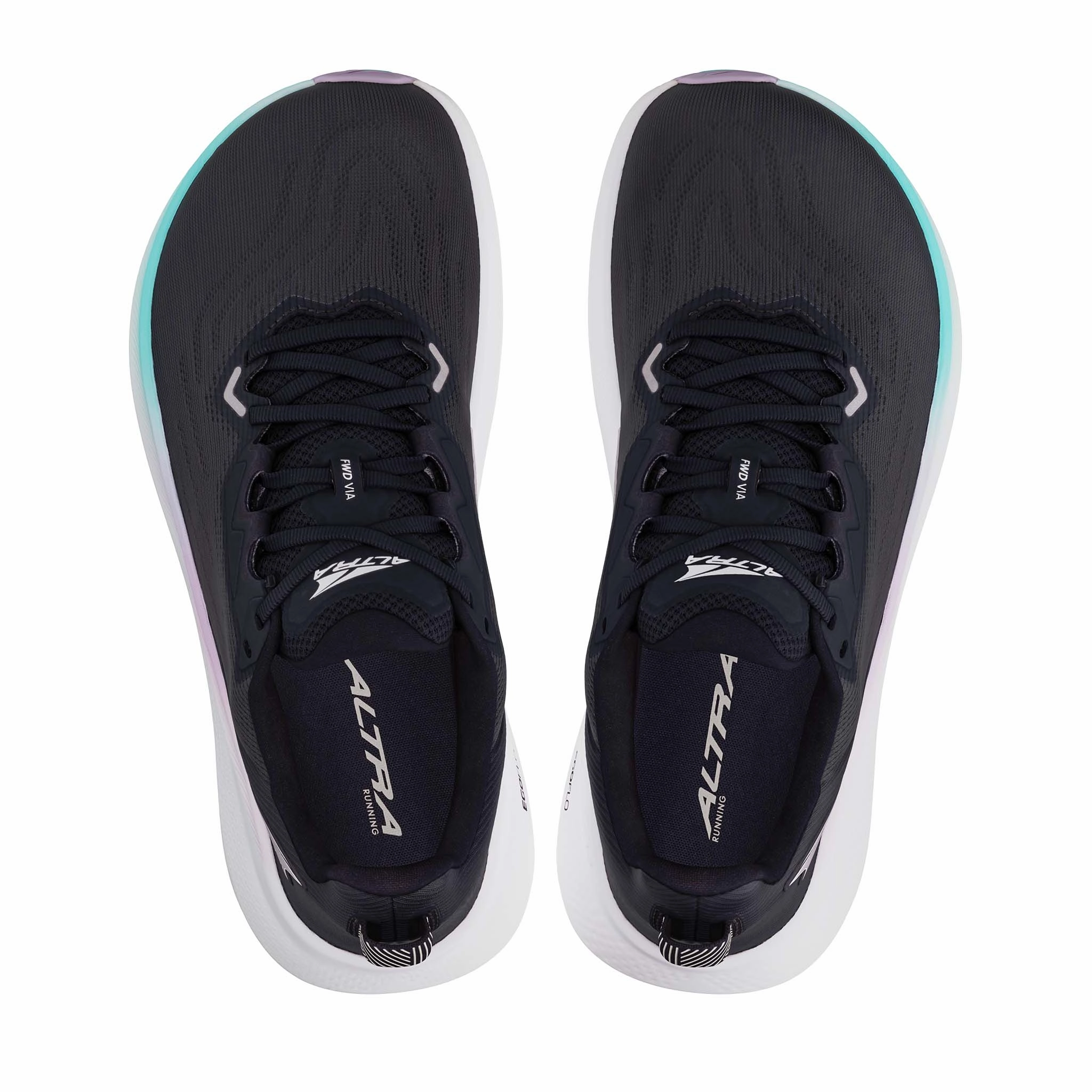 Go Run Consistent Running Shoes Altra | Women's FWD Via Road Running Shoes - Black/Purple