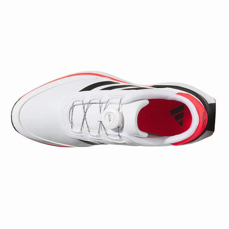 ADIDAS S2G BOA 24 Wide Men's Spikeless Shoes (White/Black/Red) Curlews Shoe