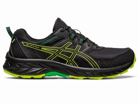 Asics Venture Running Shoes Men's Asics Gel-Venture 9, Black/Lime Zest, 11.5 D Medium