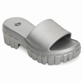 Slides Swim Children A-HA Dark Grey Casual Sandal For Women LB46-01E By Liberty