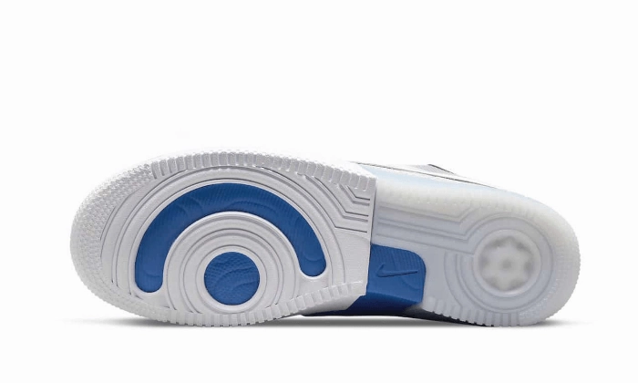 Nike Ross Shoes Nike Air Force 1 Low React Split White Photo Blue