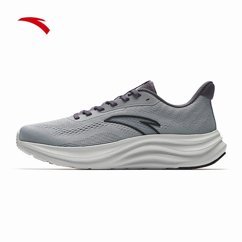 ANTA Men Basic Running Shoes 1125C5509R-1 -GREY/GREY (Kasut Running Lelaki) Merrell All Leather Hiking Boots