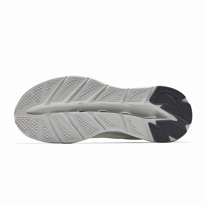 Hiking Boots With Safety Toe ANTA Men Cushioning Running Shoes Snowflake - White (Kasut lLarian/Kasut Joging Lelaki)