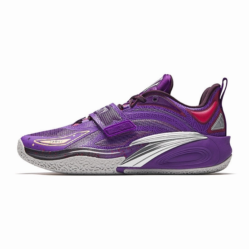 Best Badminton Shoes For Professionals ANTA Men KAI 1 Moon BASKETBALL SHOES 1124D1113-15 - Purple (Kasut Irving)