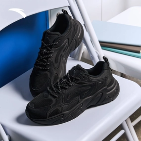 Mustard Casual Shoes ANTA Men Pulse Casual Shoes 1125B8856-2 -Black (Kasut Kasual Lelaki)