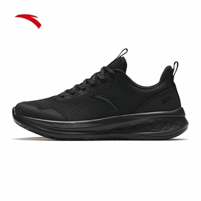 Boa Badminton Shoes ANTA Men Running Shoes - Black 9124E5513-4 (Kasut Larian)
