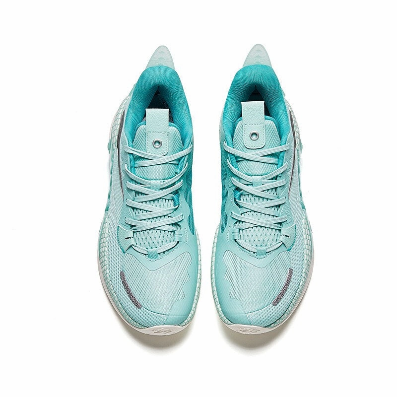 ANTA Men Shock Wave Basketball Shoes 1124B1611-2 -ice green/white (Kasut Bola Keranjang Lelaki) Best All Weather Hiking Boots