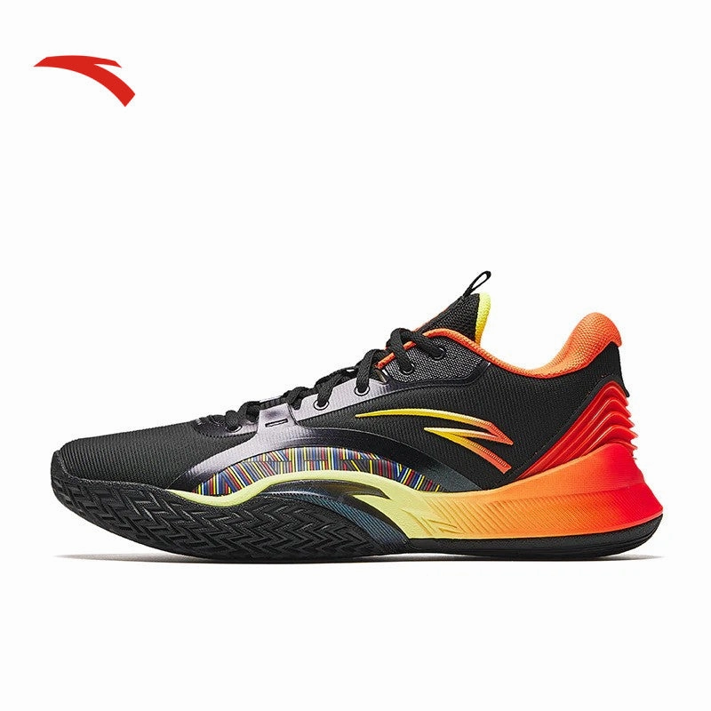 ANTA Men Wind Tunnel Basketball Shoes - 1124D1107-5 Black/Yellow/Orange (Kasut Bola Keranjang) Olukai Hiking Shoes