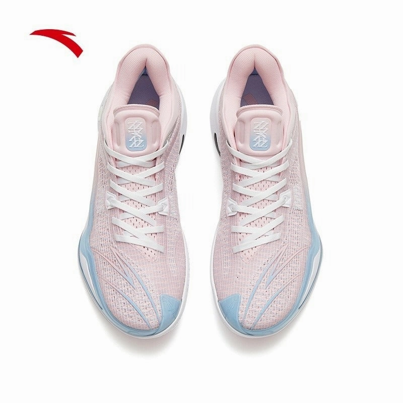 ANTA Men Z-UP 4.0 FREE TO DREAM Basketball Shoes -812321113-5 -Pink/White/Blue (Kasut Bola Keranjang Lelaki) Badminton Aerus Z