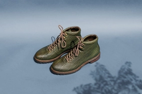 OneFiveFour.Midori Hiking Boots from Shrunken Bull Leather Lightweight Trail Hiking Shoes
