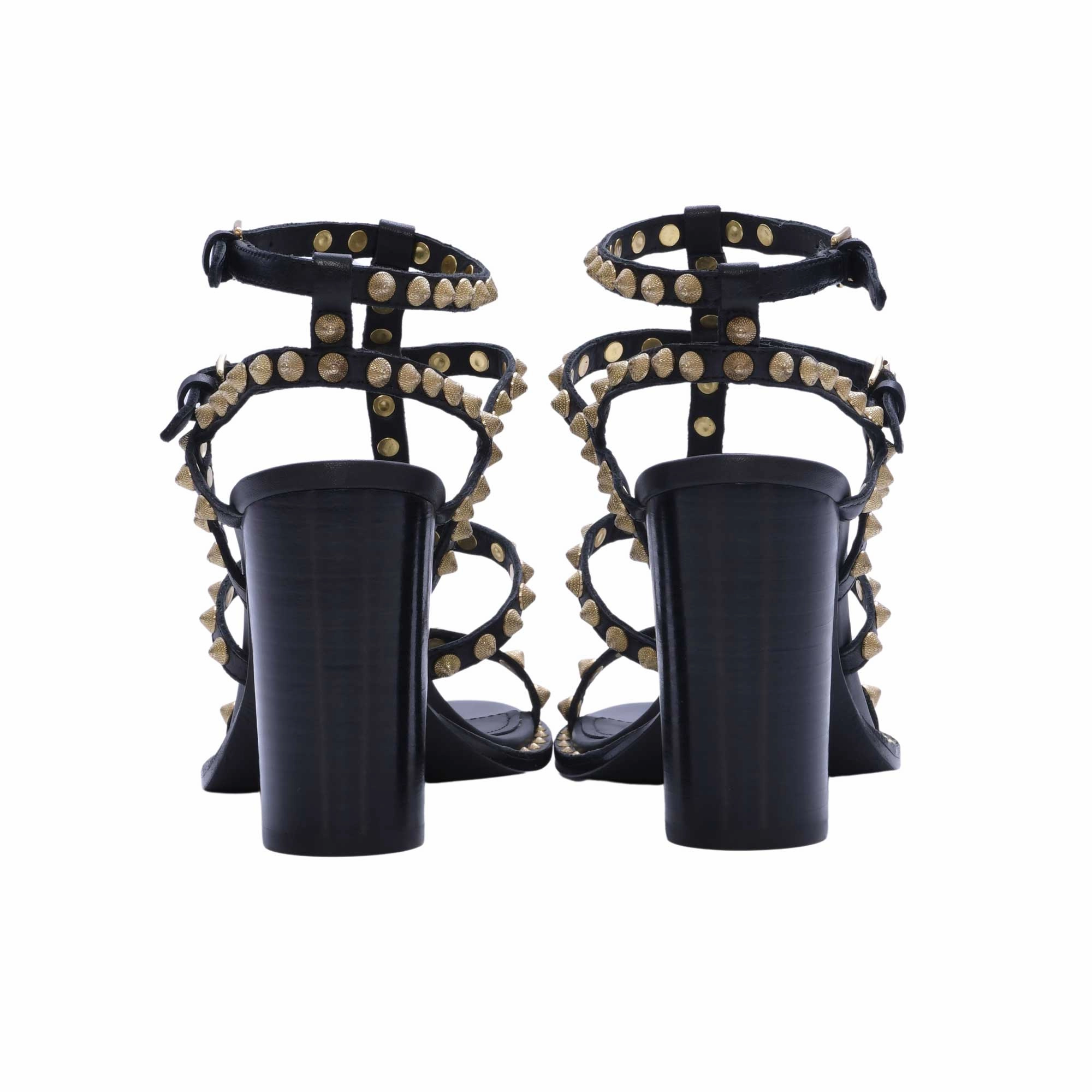 ASH Women's Brasil Black Heels Sandal Sandals Slide Sandals