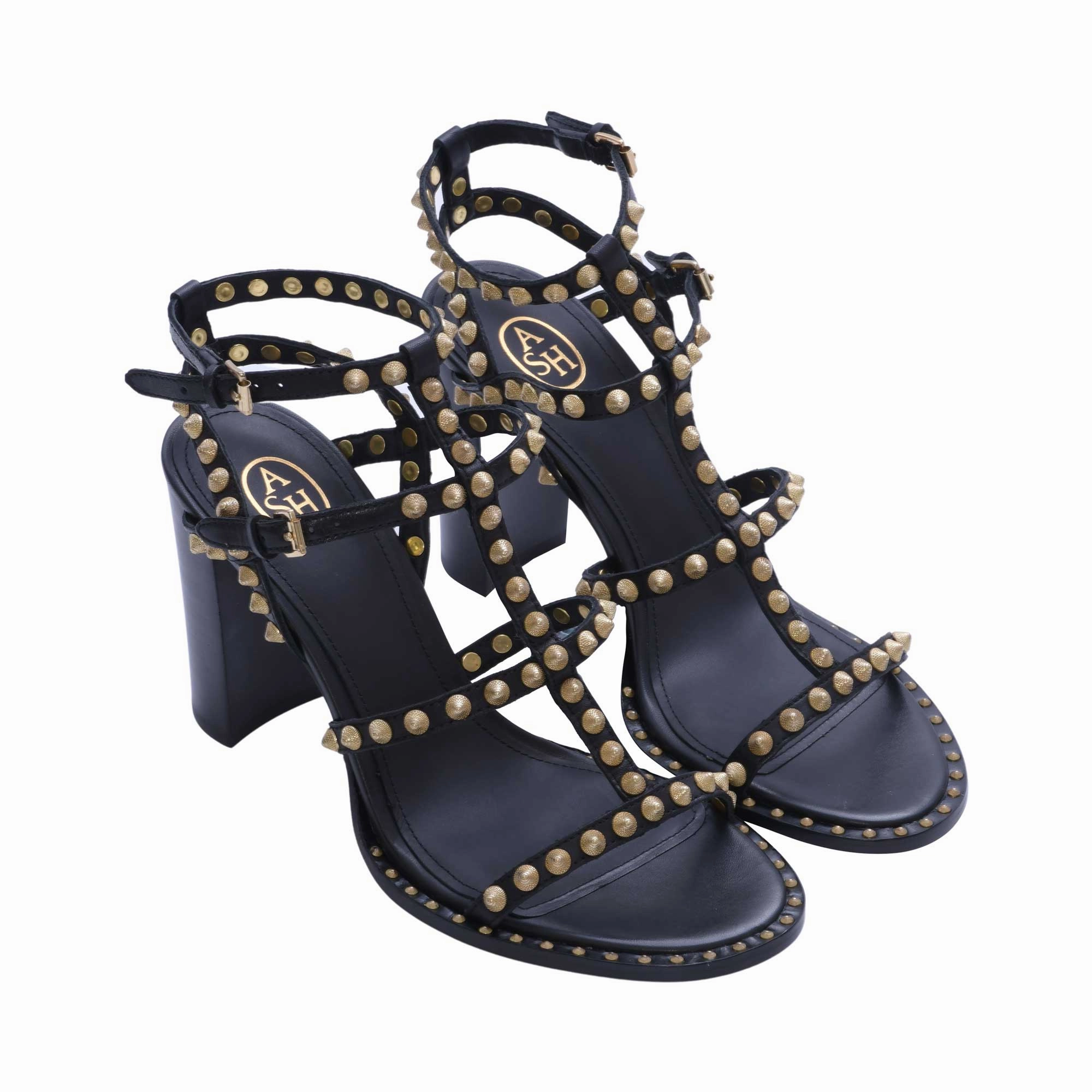 ASH Women's Brasil Black Heels Sandal Amazon Orthopedic Sandals