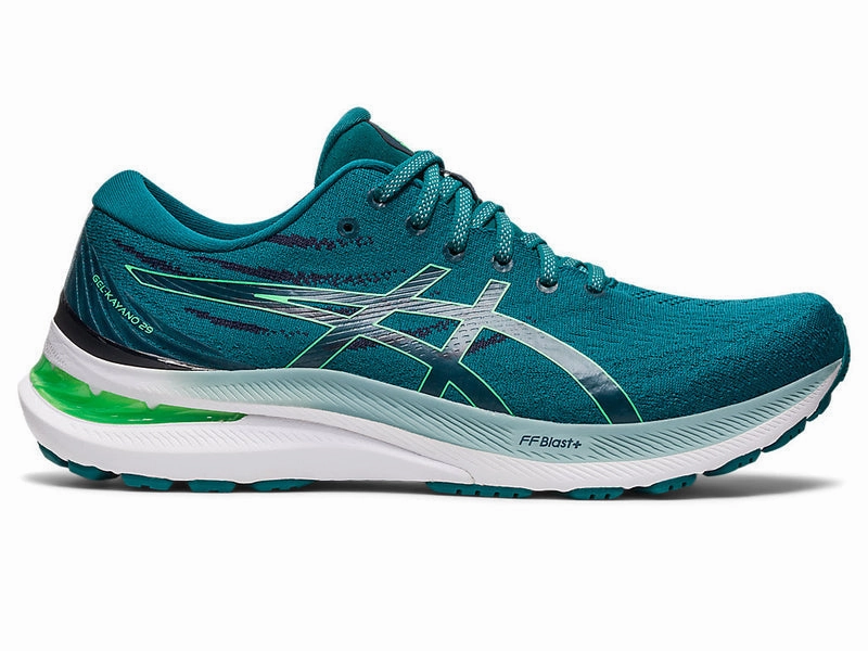 Men's Asics Gel-Kayano 29, Velvet Pine/New Leaf, 9 D Medium Asics Skate Shoes Sale
