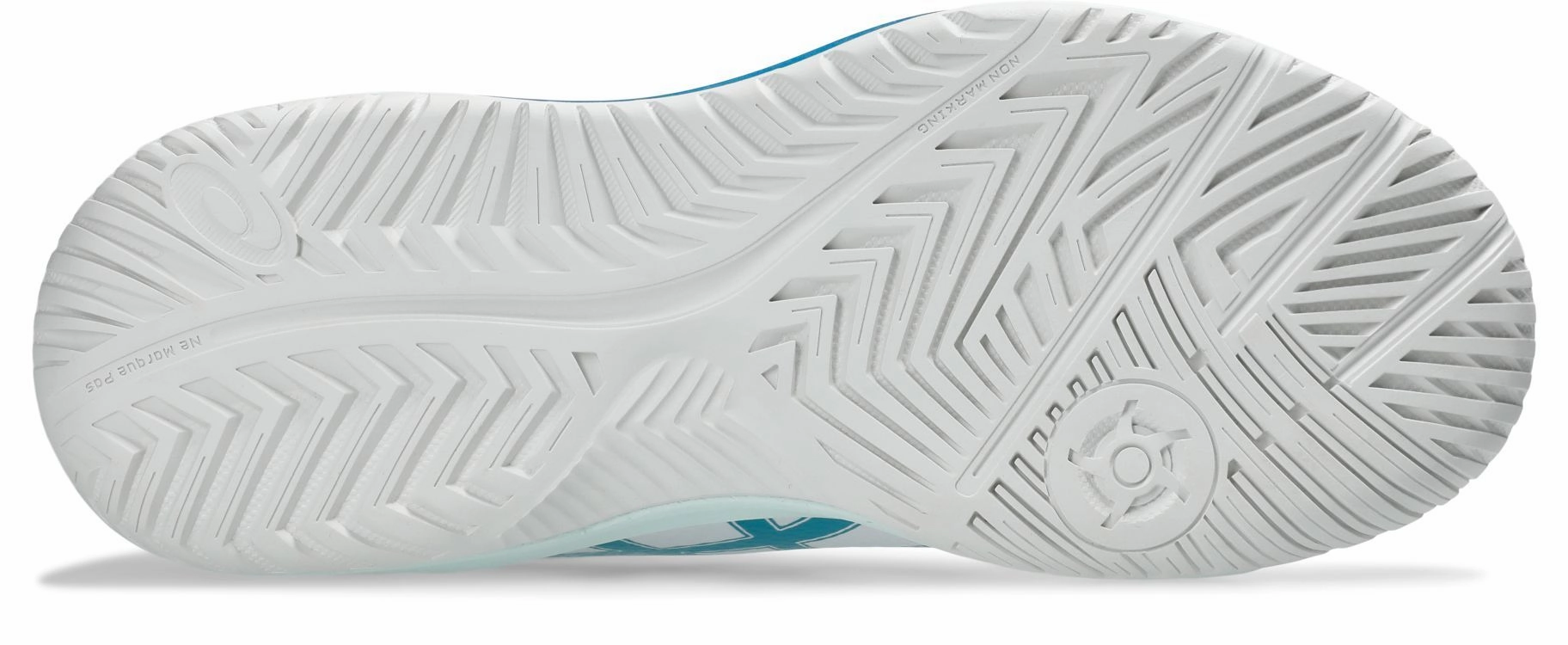 Asics Gel Ace Golf Shoes Asics Womens Gel Dedicate 8 (Hardcourt) Tennis Shoe - White/Teal Blue