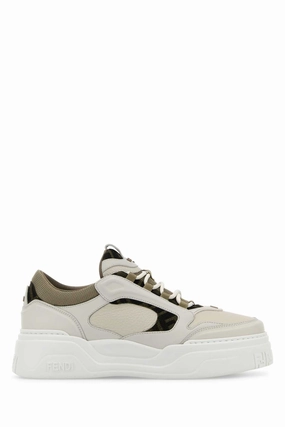 FENDI Men's Low-Top Lace-Up Sneakers Sneakers For Cheap