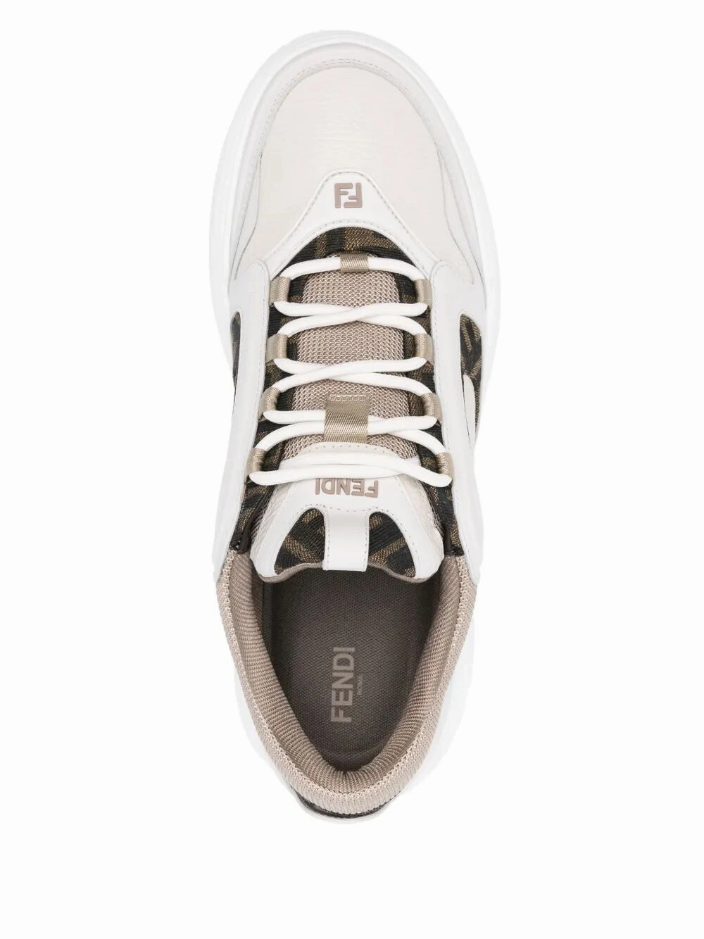 FENDI Men's Low-Top Lace-Up Sneakers Bling Bling Sneakers