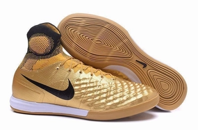 New Nike MagistaX Proximo II IC Soccer Cleats Shoes Gold Black Nike Shoes Wrestling