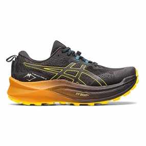 Asics Wushu Shoes Men's Asics Trabuco Max 2, Black/Golden Yellow, 11 D Medium