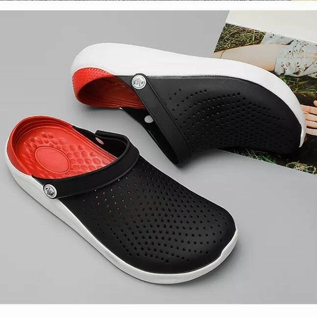 Crocse Crocks Summer Women Clogs Platform Garden Sandals Graffiti Fruit Slippers Slip On Girl Beach Shoes Fashion Slides Outdoor