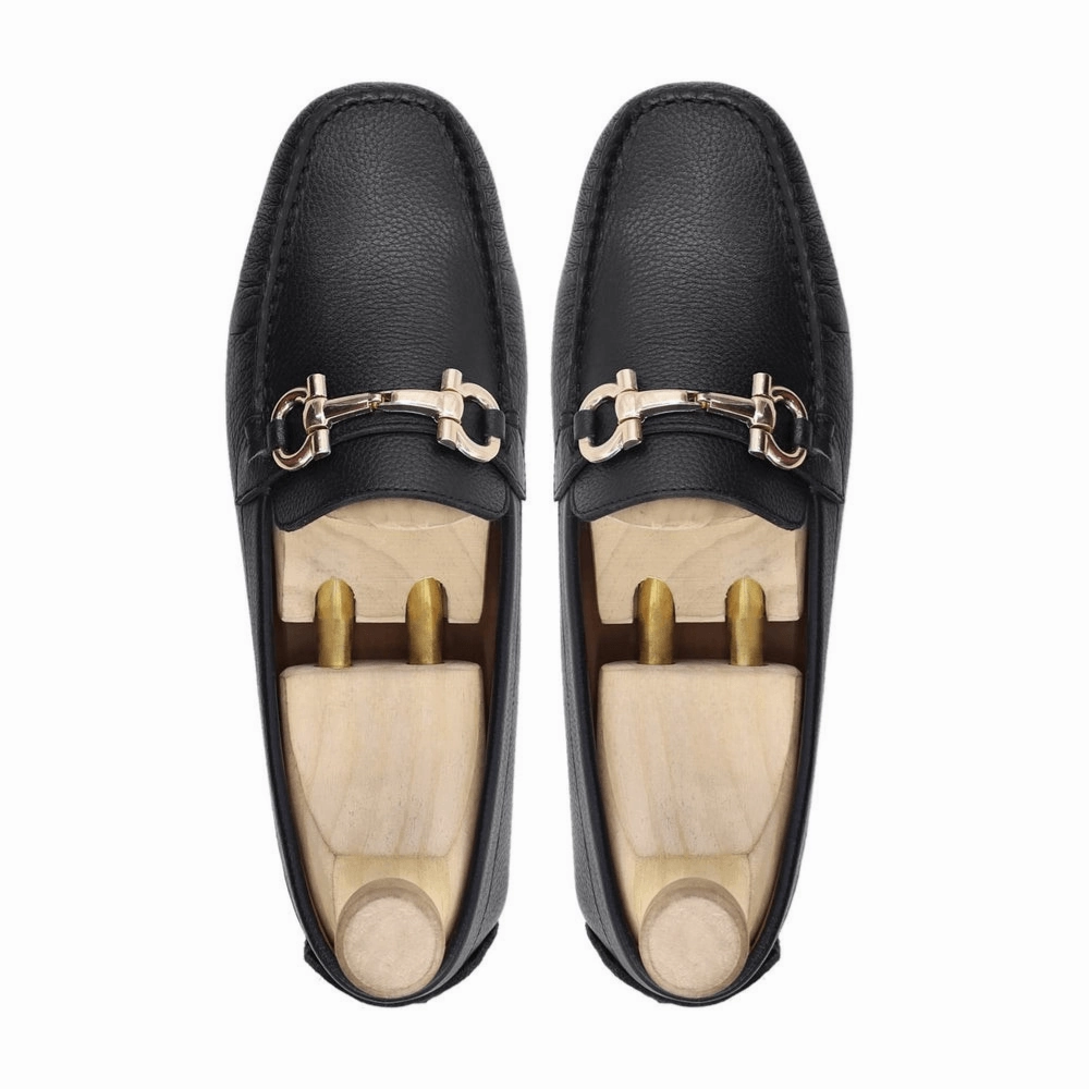 Black Driving Loafers Hiking Shoes Alternative