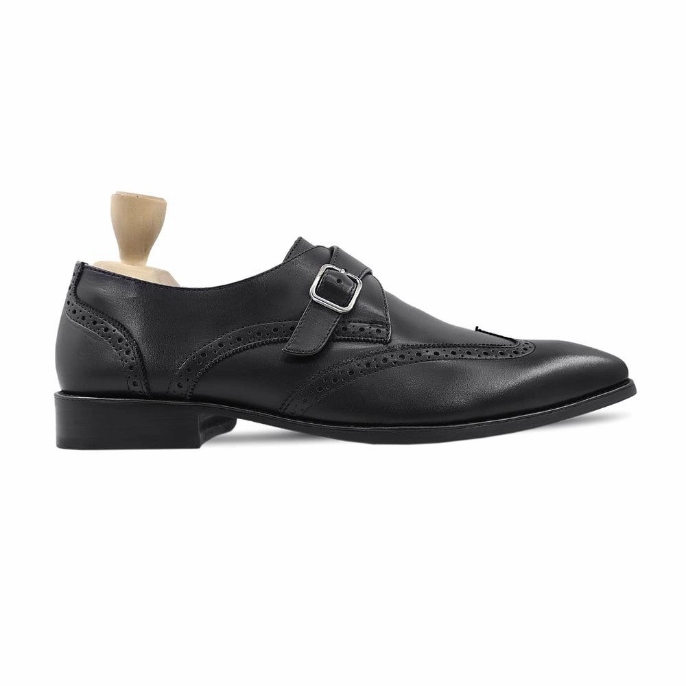 Knit Hiking Shoes Black Monk Straps
