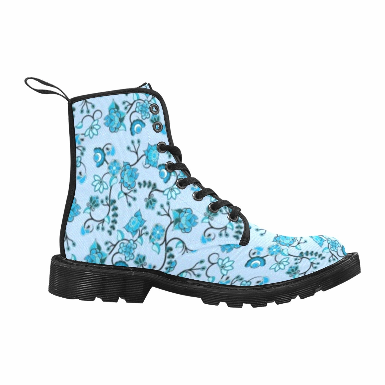 Ugh Boots Blue Floral Amour Boots for Women (Black)