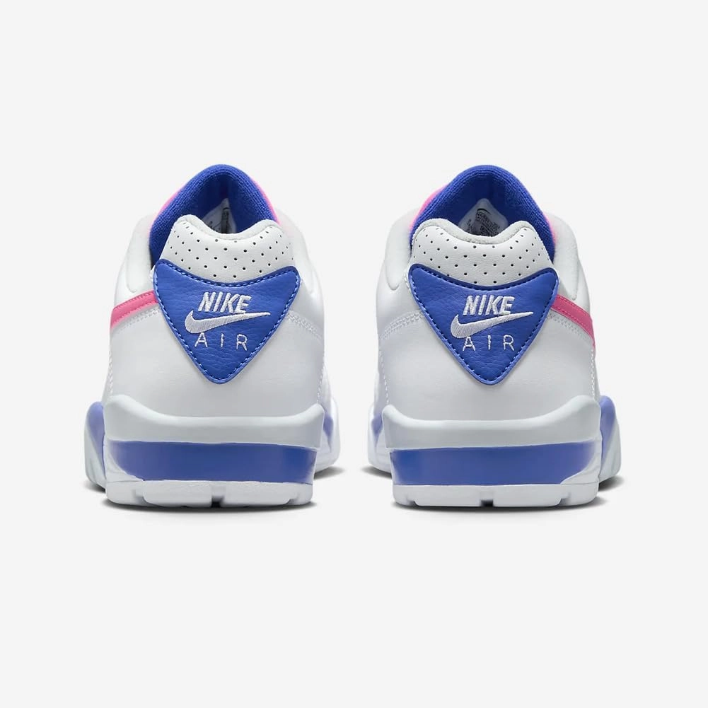 Nike Air Cross Trainer 3 Low Men's Shoes (FN6887-100, White/Racer Blue/Flat Silver/Hyper Pink) Nike Basketball Shoes Near Me