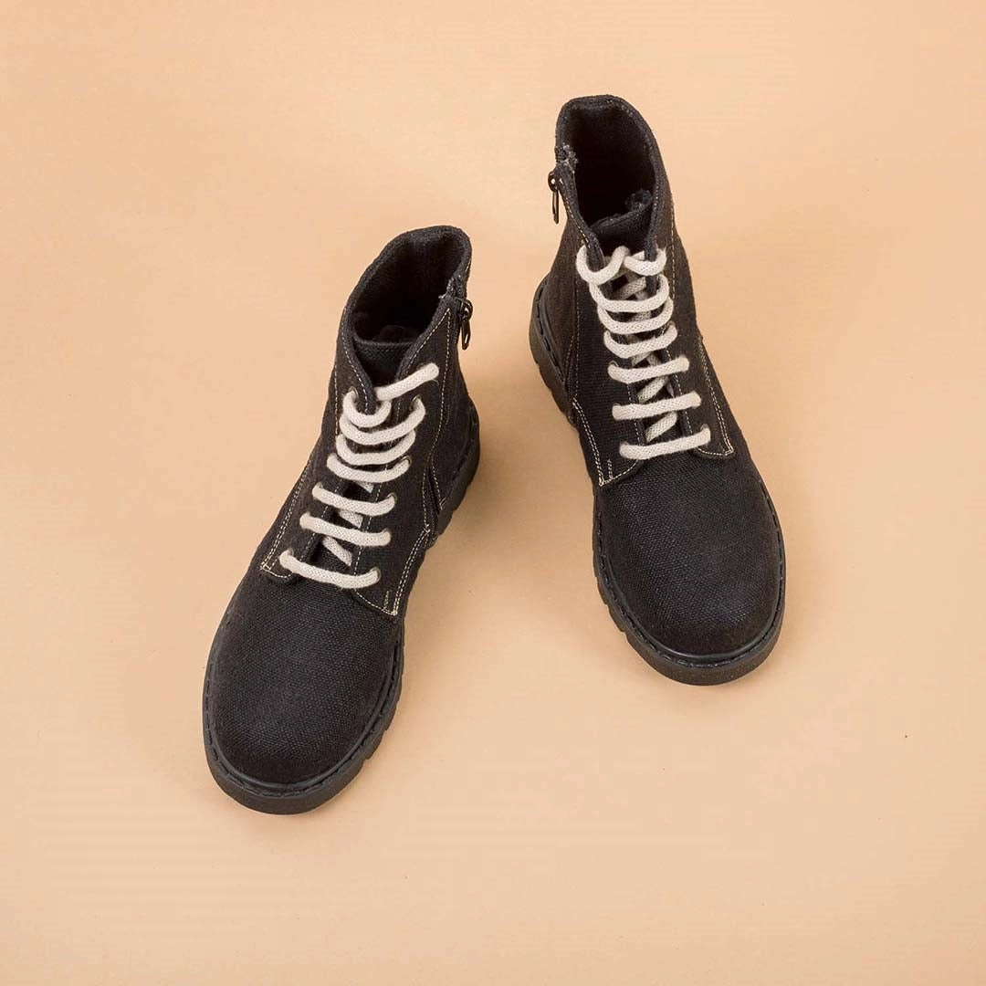 Best Law Enforcement Boots BOND STREET Ladies' Handmade Organic Hemp Boots (Discontinued)