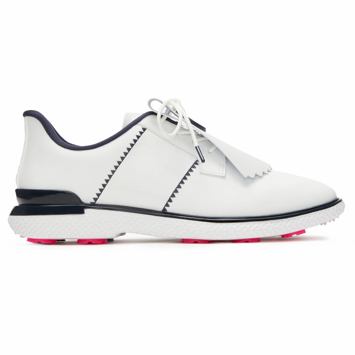 G/Fore Women's Gallivan2r Side Stripe Golf Shoes - Snow/ Twilight 4e Golf Shoes