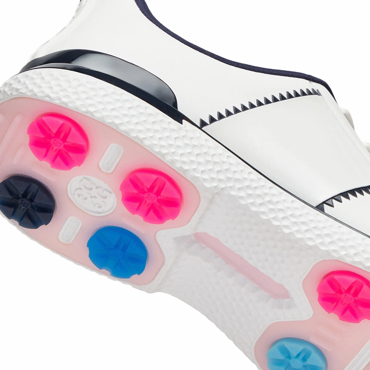 G/Fore Women's Gallivan2r Side Stripe Golf Shoes - Snow/ Twilight Tour Premiere Golf