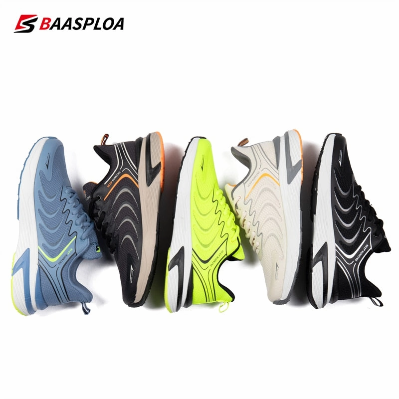Baasploa Men Professional Running Shoes 2023 Air Mesh comfortable / FREE Shipping Trail Running Shoes Overpronation